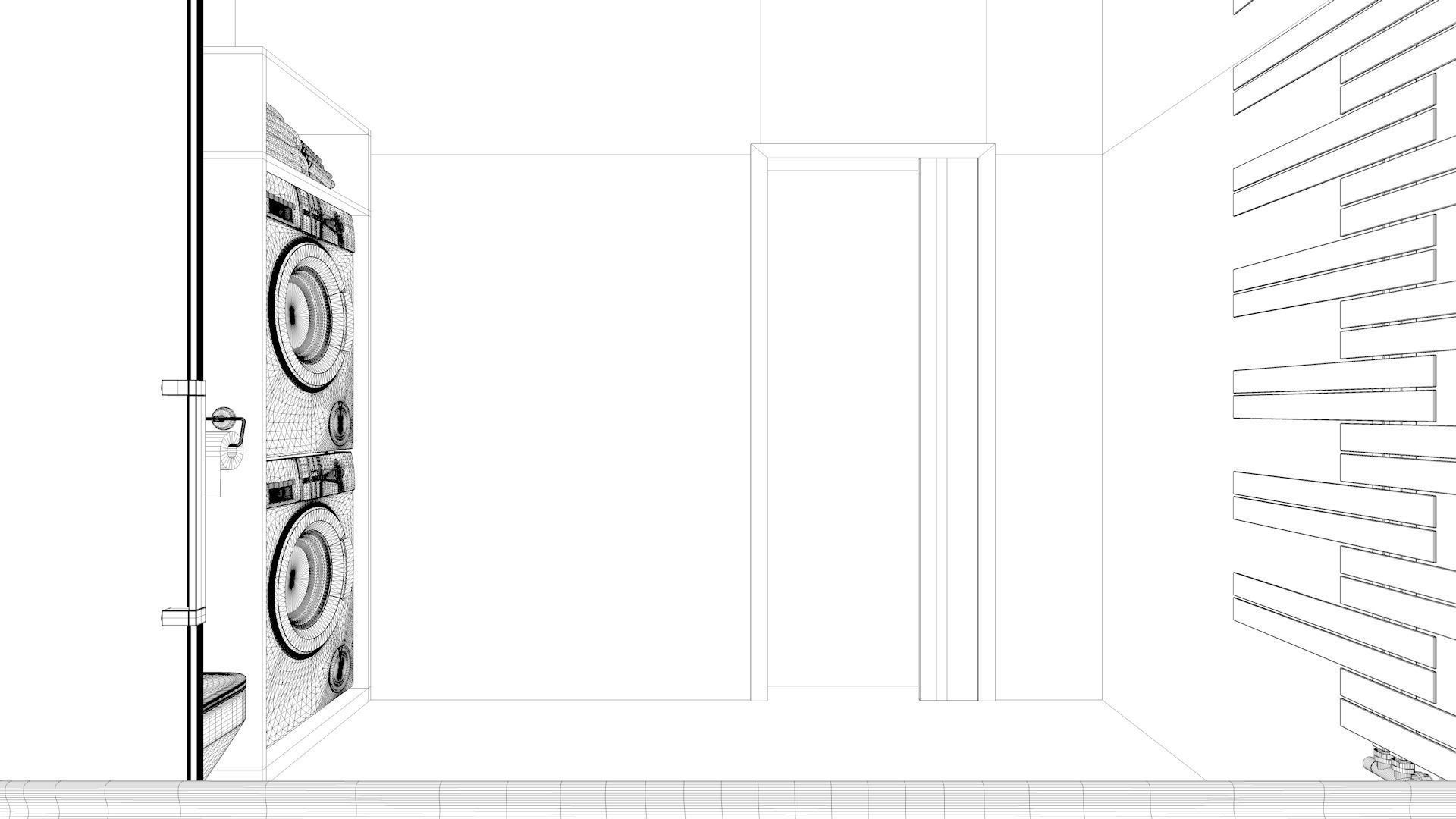 Bathroom 11 Low-poly 3D model_10