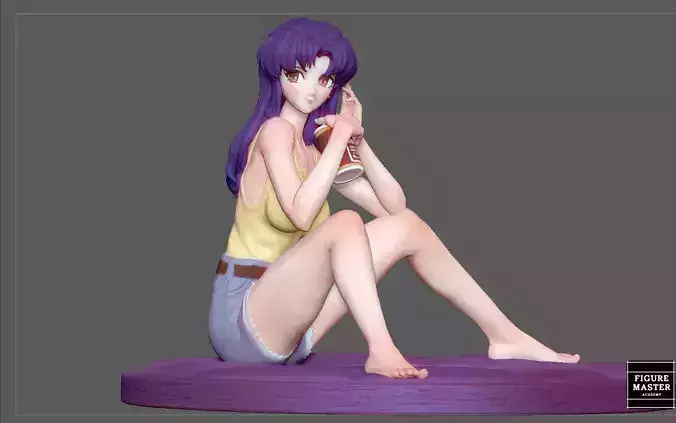 MISATO KATSURAGI EVANGELION ANIME GIRL CHARACTER