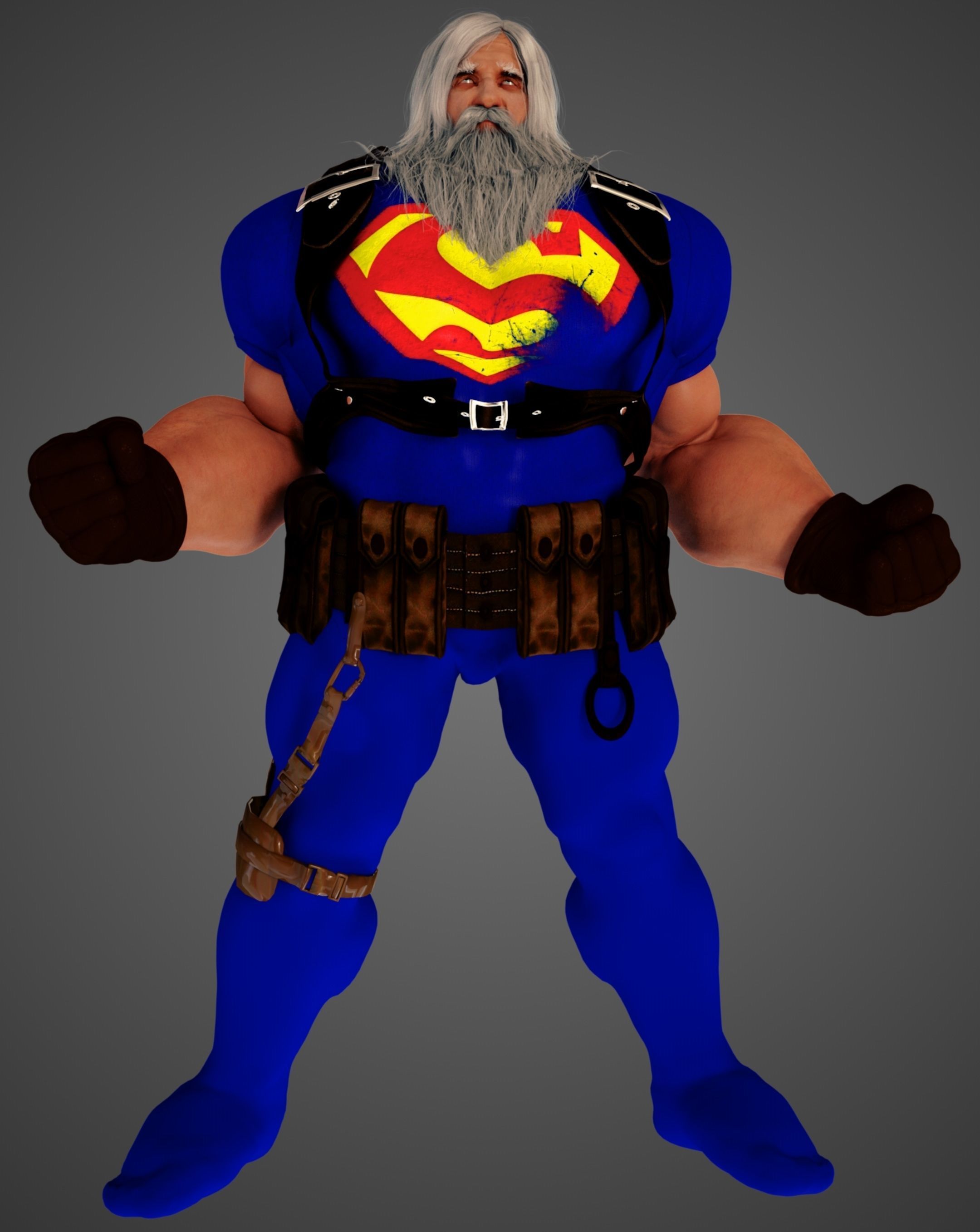 Superman At Earths End 3D model_10