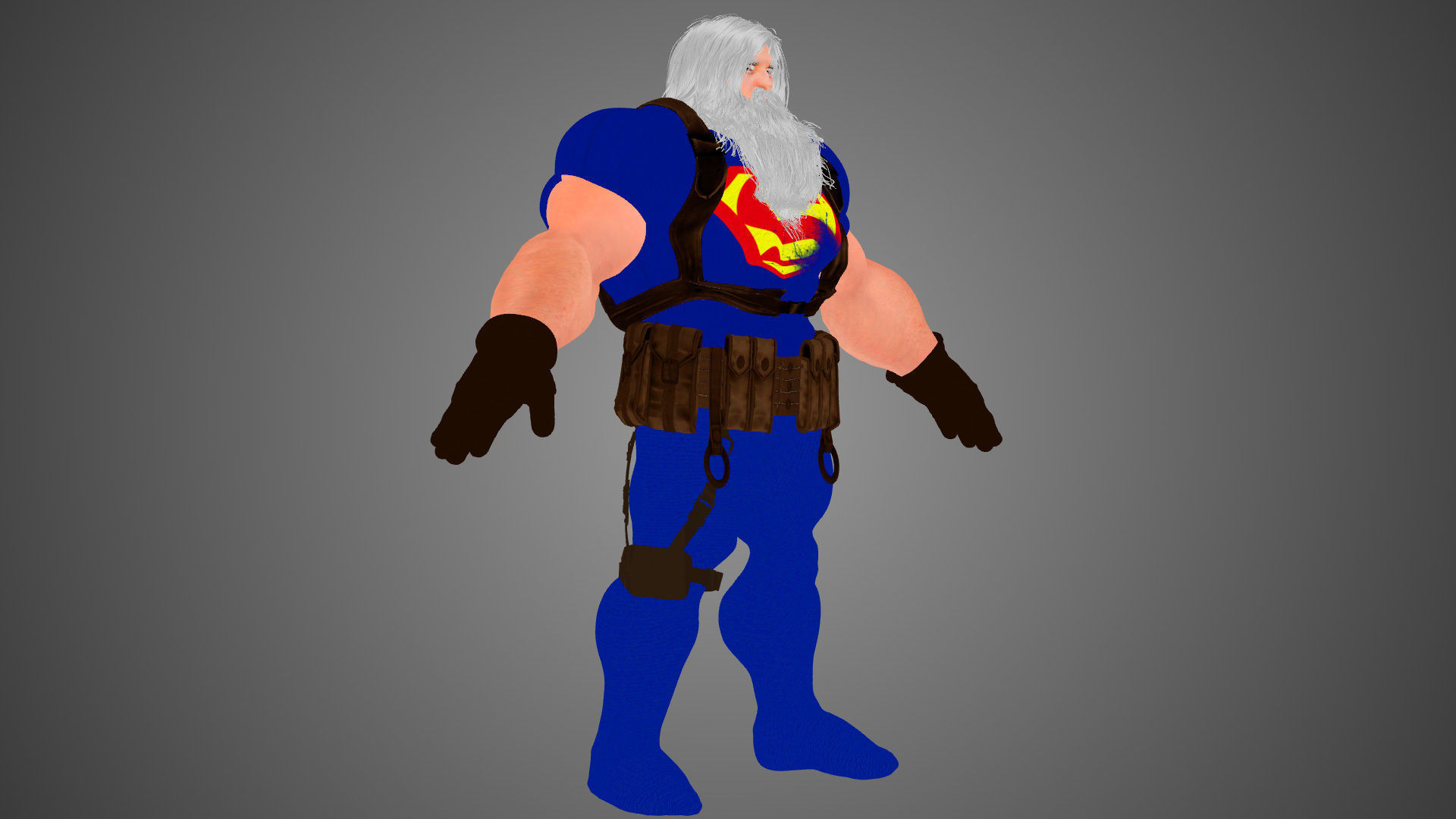 Superman At Earths End 3D model_3