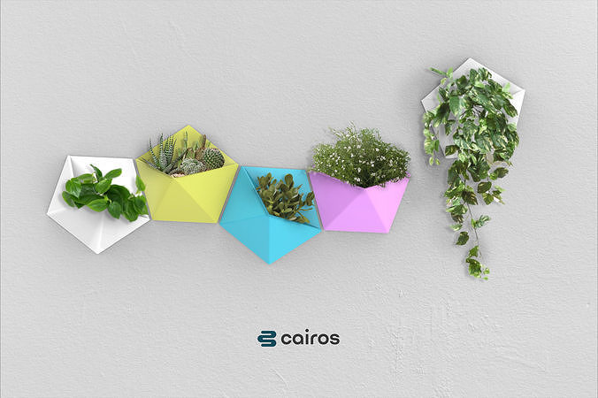 VERTICAL WALL PLANTER Free 3D print model