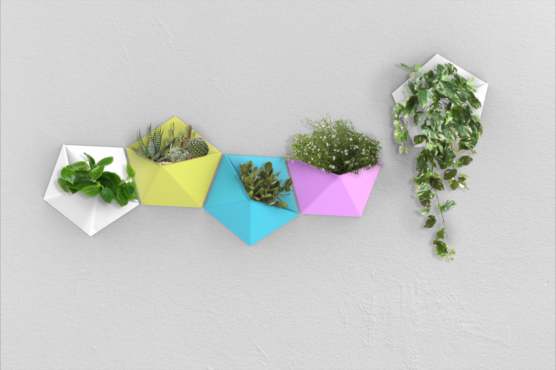 VERTICAL WALL PLANTER Free 3D print model_1