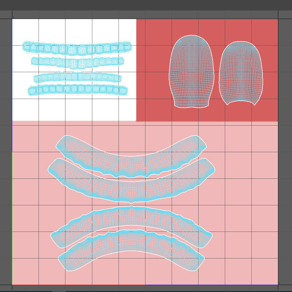 Human Mouth 03 Teeth Cartoon 3D model_17