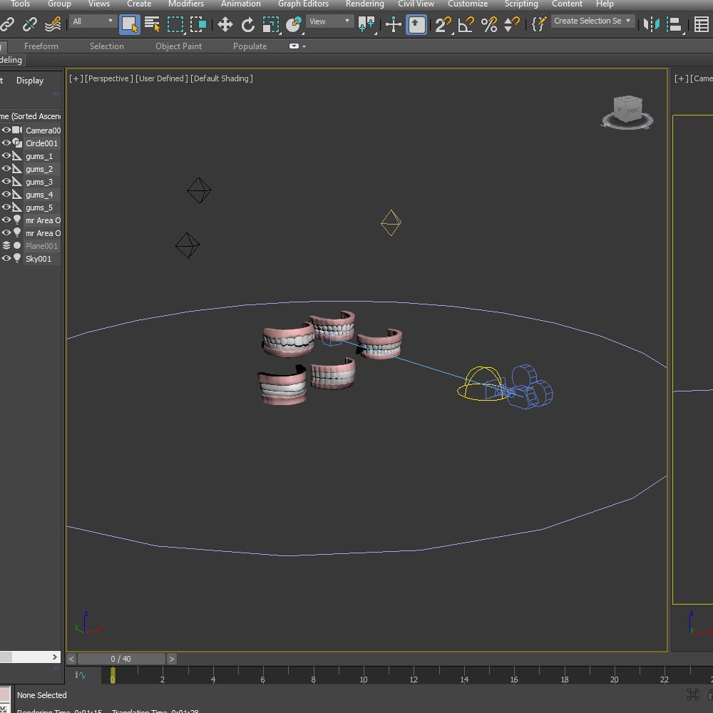 Human Mouth 03 Teeth Cartoon 3D model_18