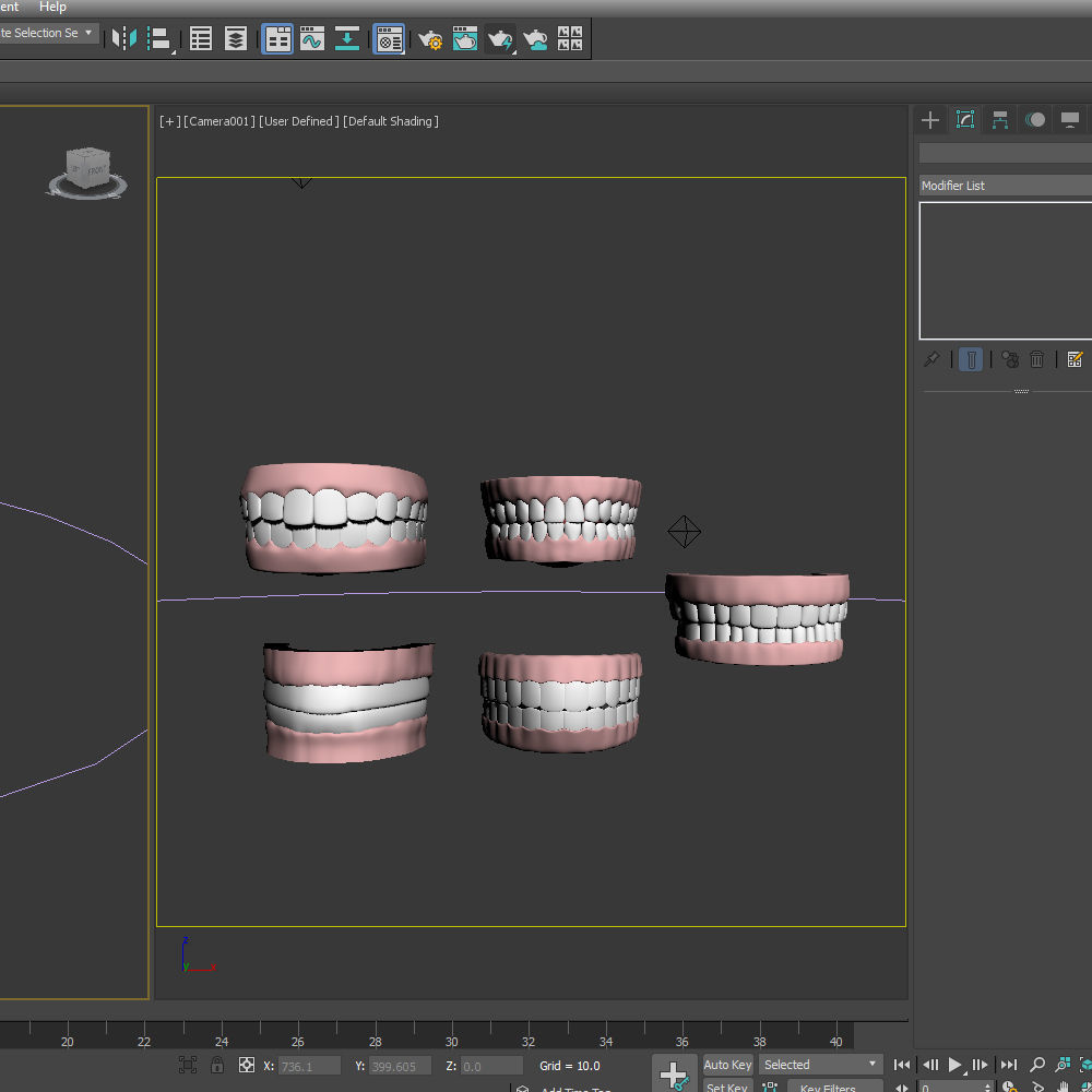 Human Mouth 03 Teeth Cartoon 3D model_19