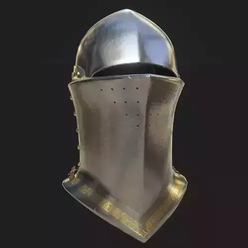 Medieval jousting helmet