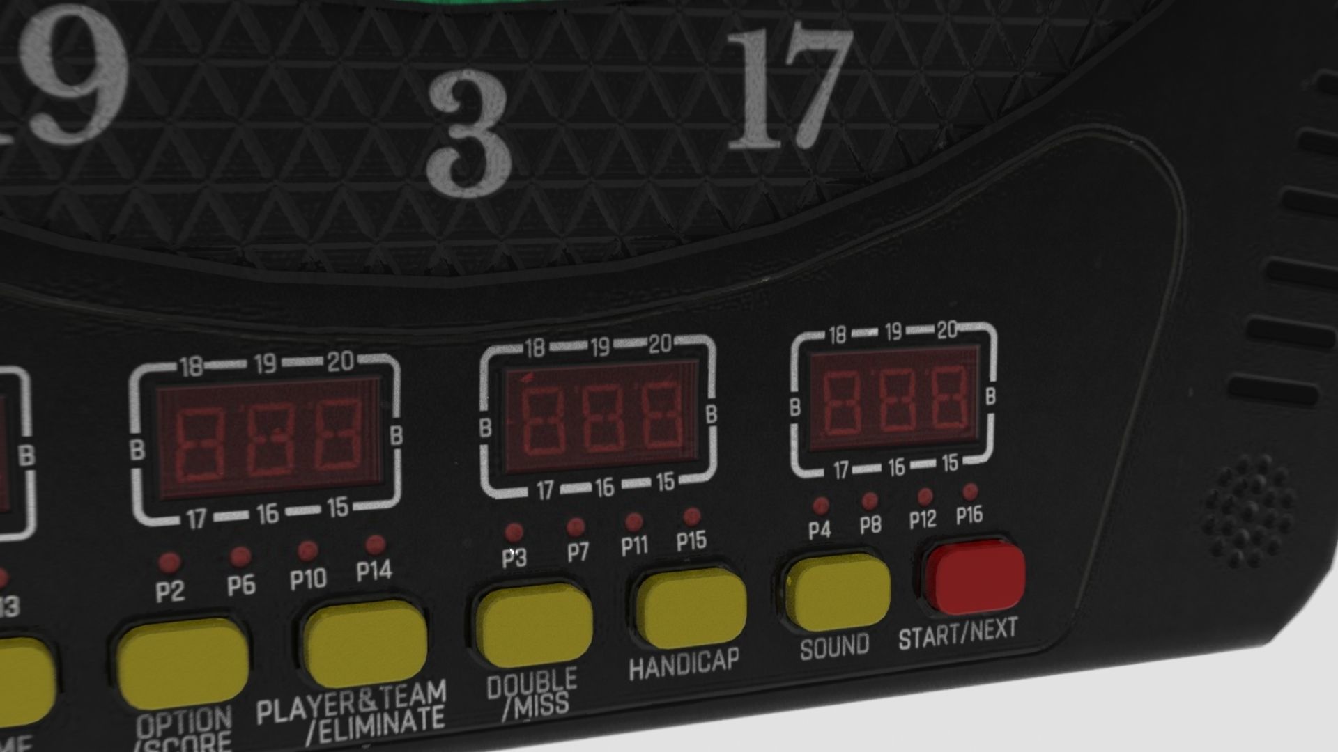 Dart Board Low-poly 3D model_20