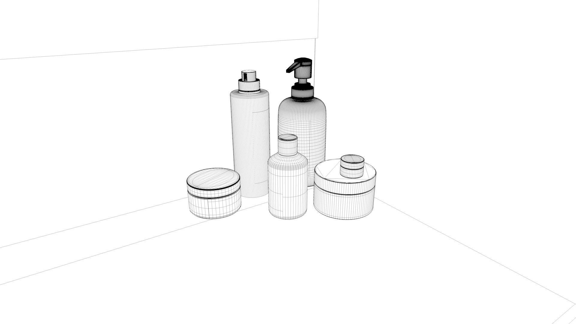 Bathroom 12 Low-poly 3D model_17