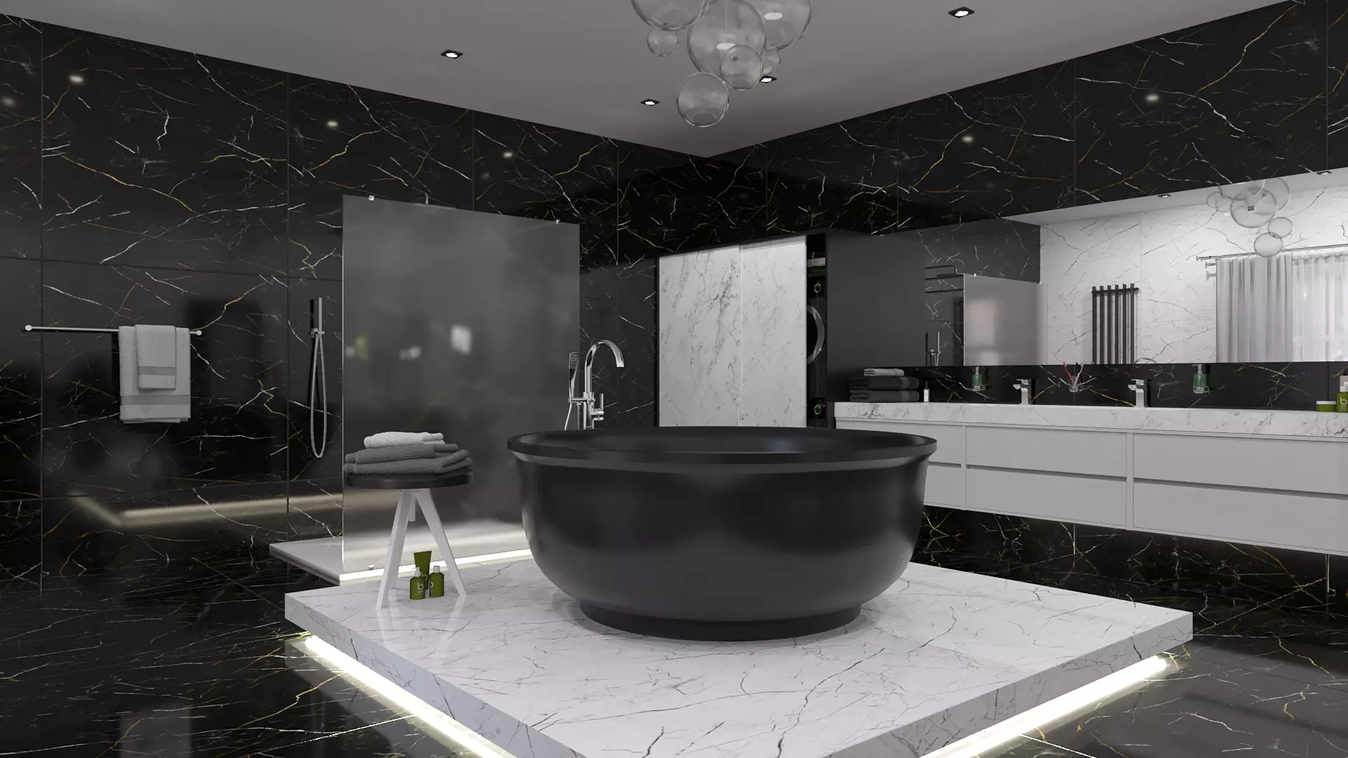 Bathroom 12 Low-poly 3D model_0