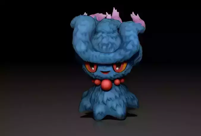 Misdreavus -pokemon -3D Printable Figure -  -3D print model- 