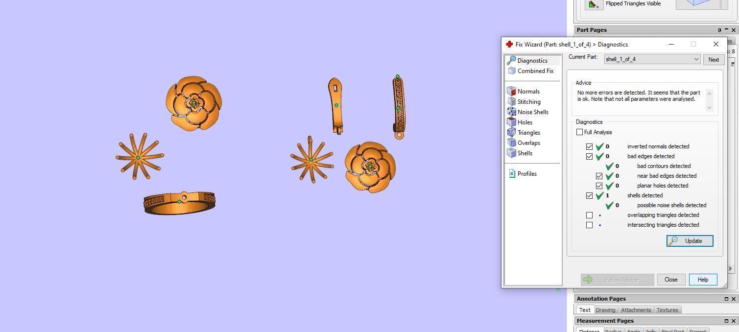 Ring and Earrings  3D print model_12