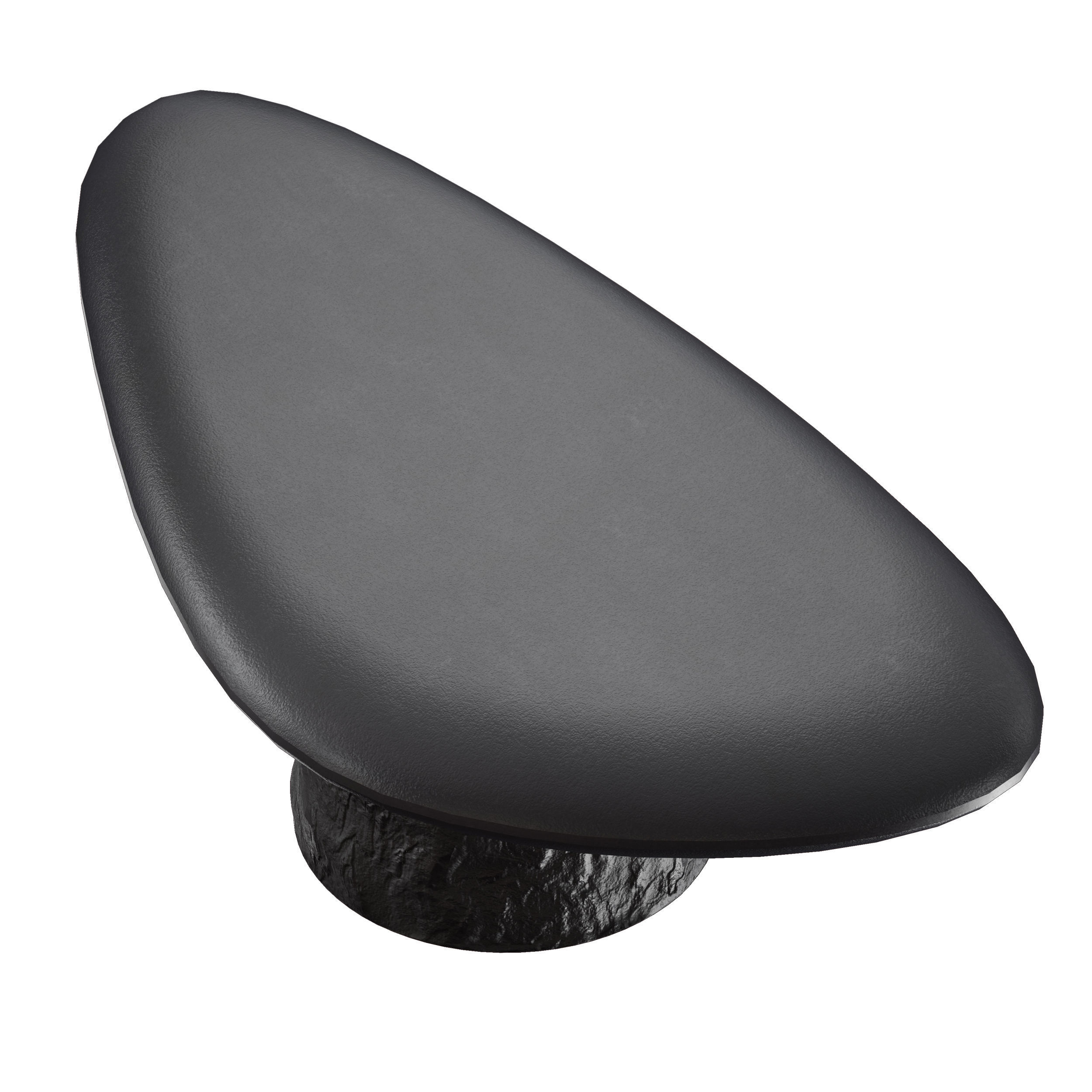 Galisteo Pebble Coffee Table Crate and Barrel 3D model_5