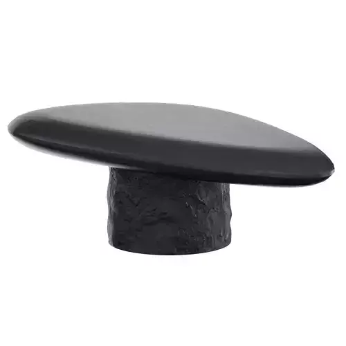Galisteo Pebble Coffee Table Crate and Barrel 3D model
