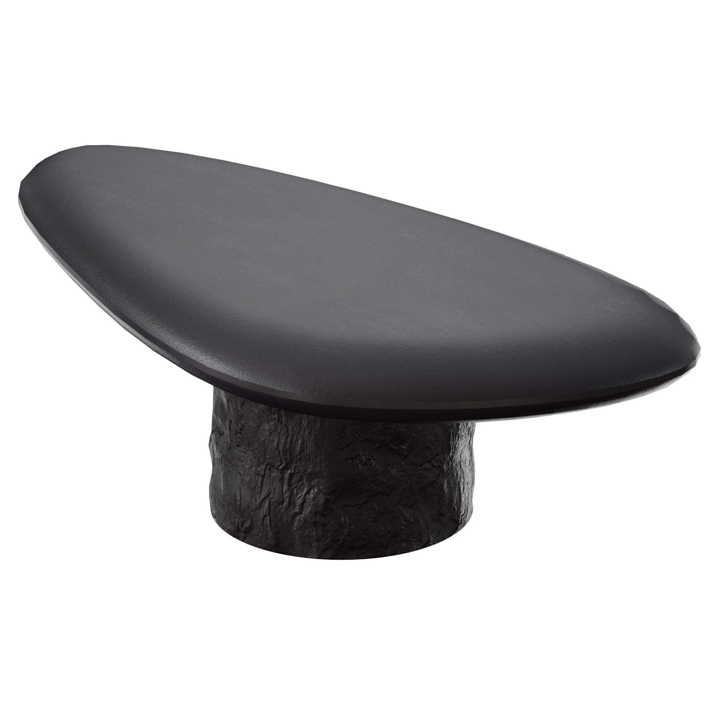 Galisteo Pebble Coffee Table Crate and Barrel 3D model_6