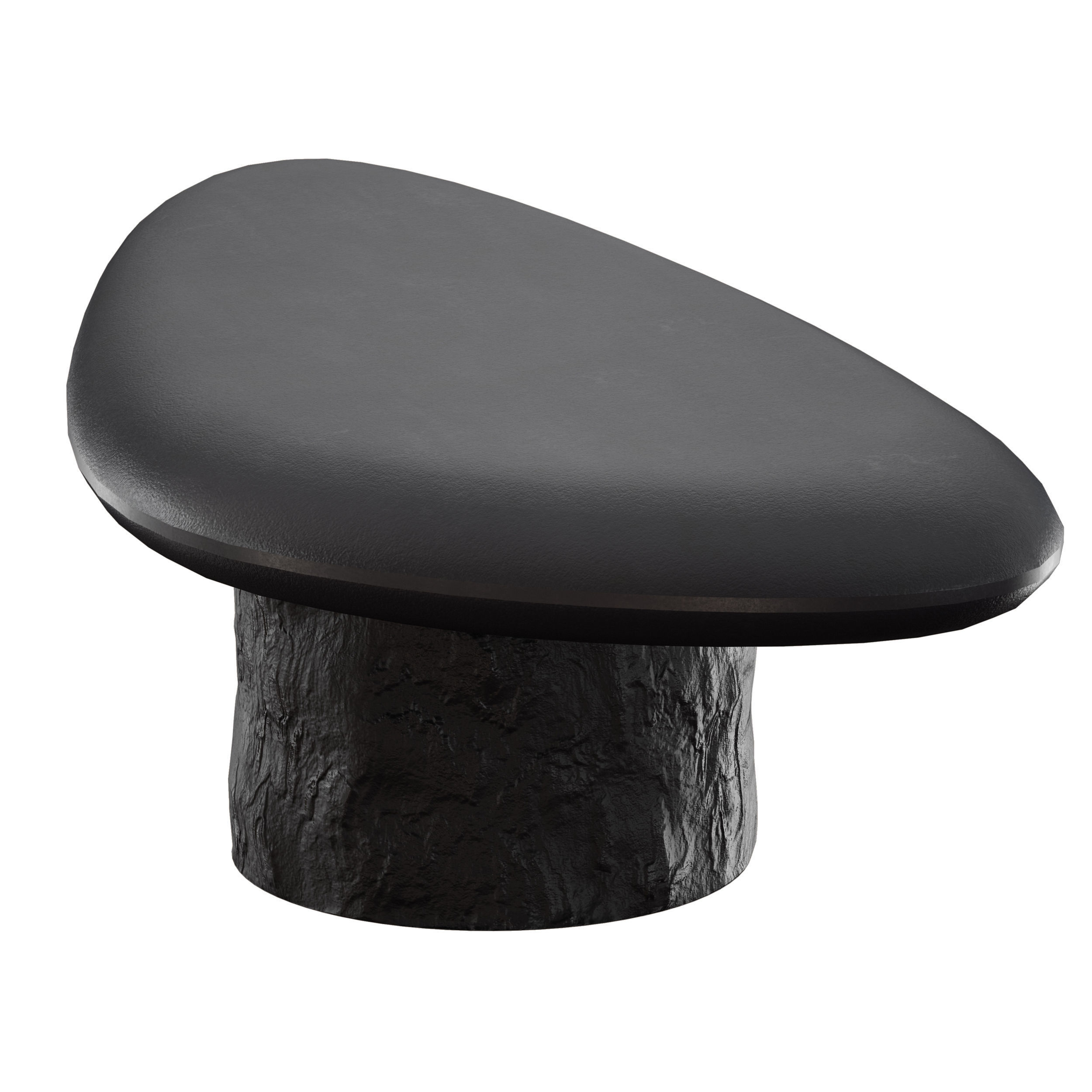 Galisteo Pebble Coffee Table Crate and Barrel 3D model_7