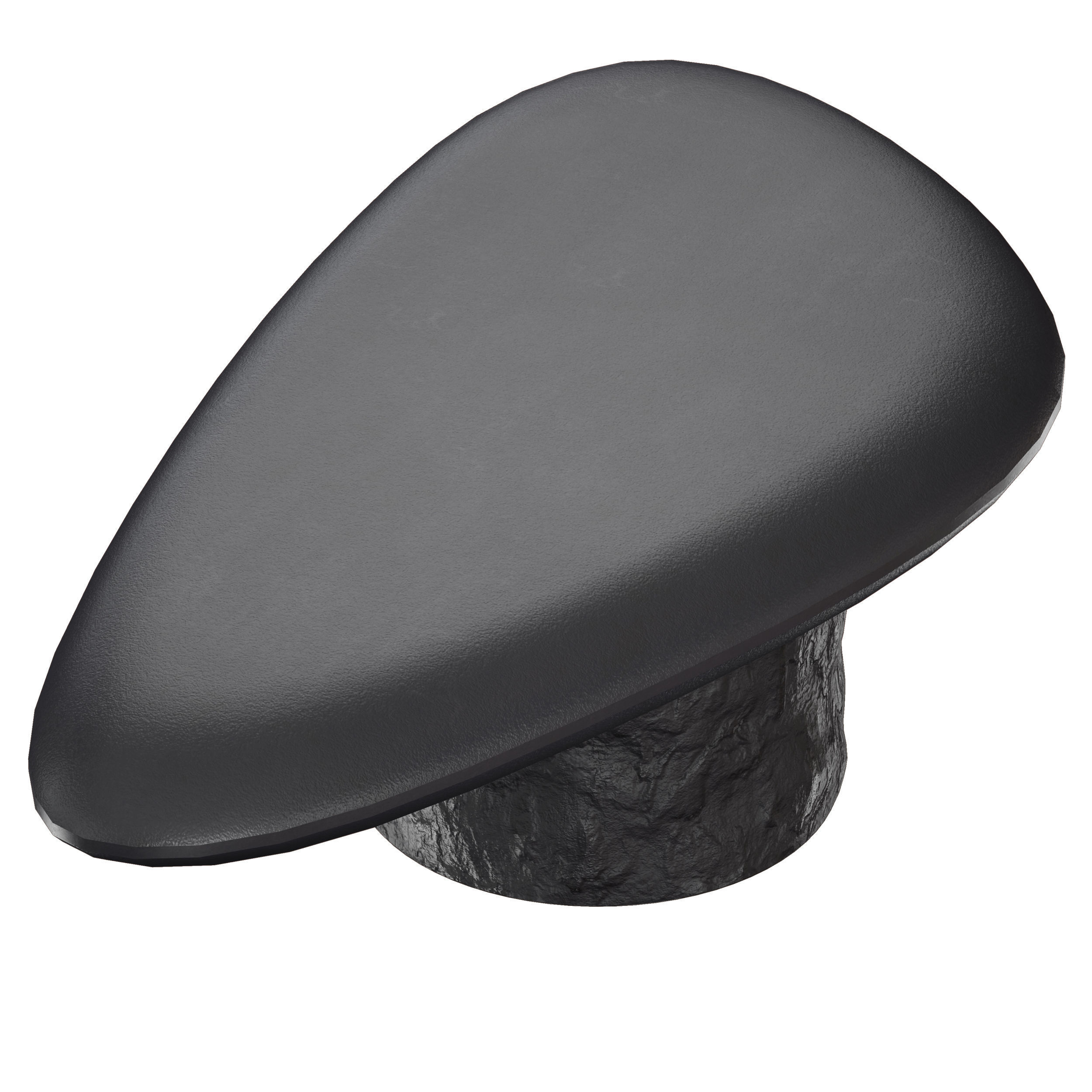 Galisteo Pebble Coffee Table Crate and Barrel 3D model_3