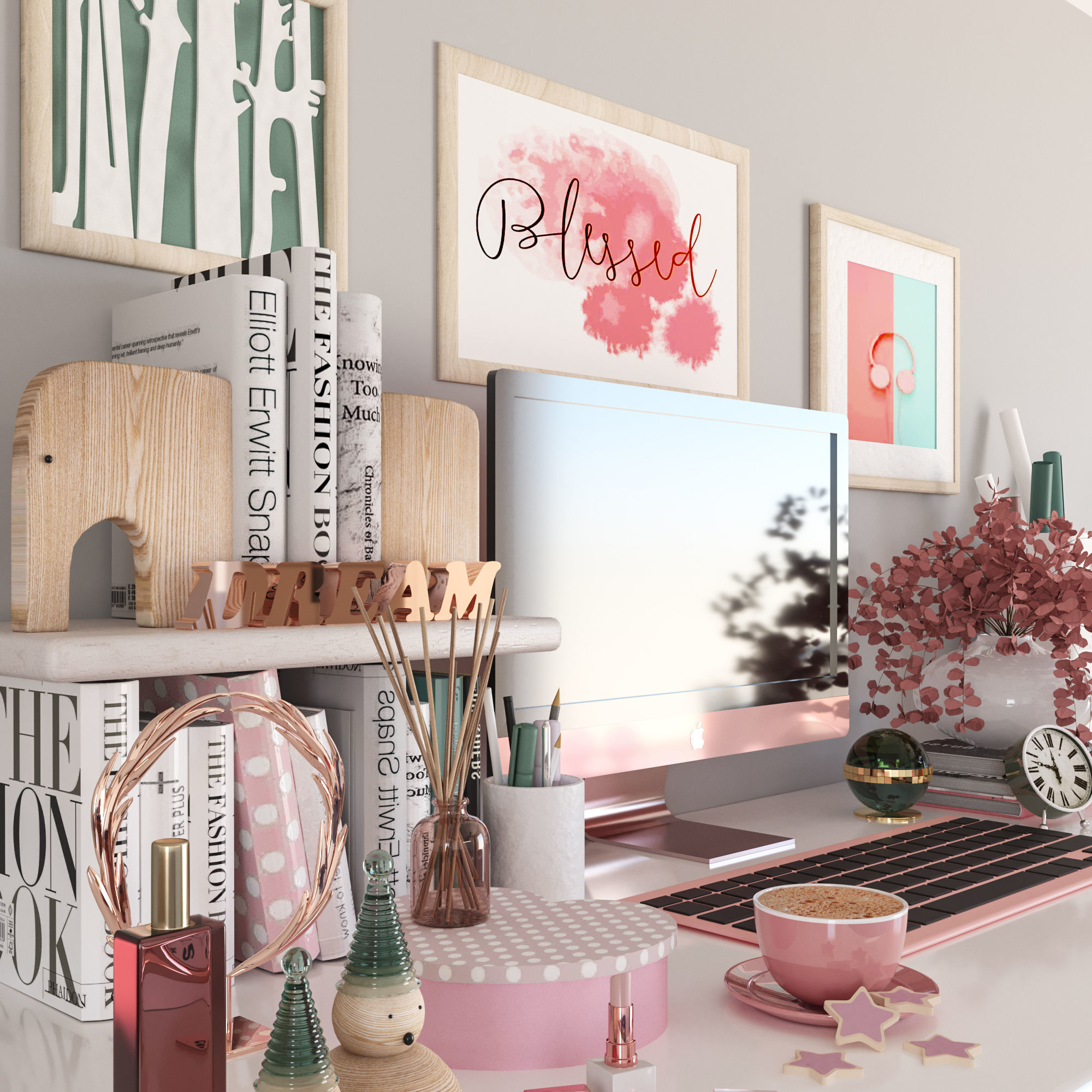 decorative set14 3D model_3