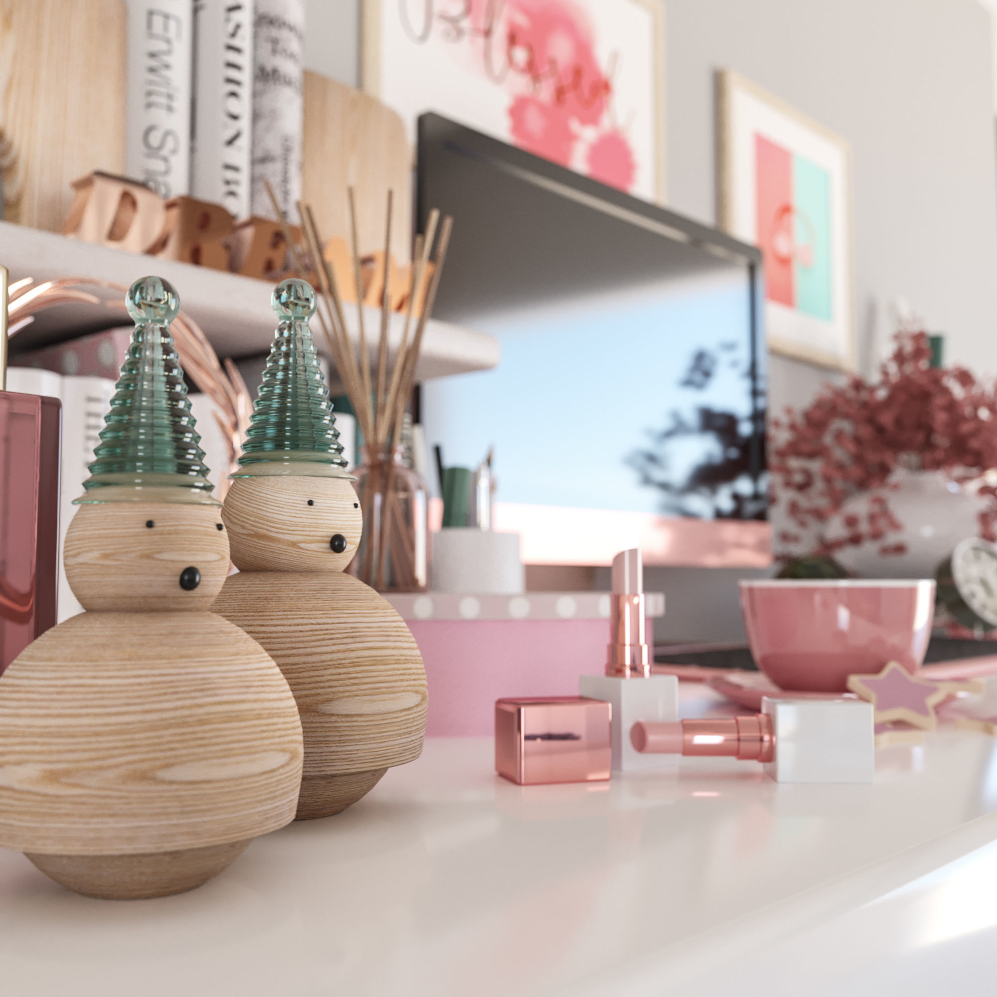 decorative set14 3D model_1