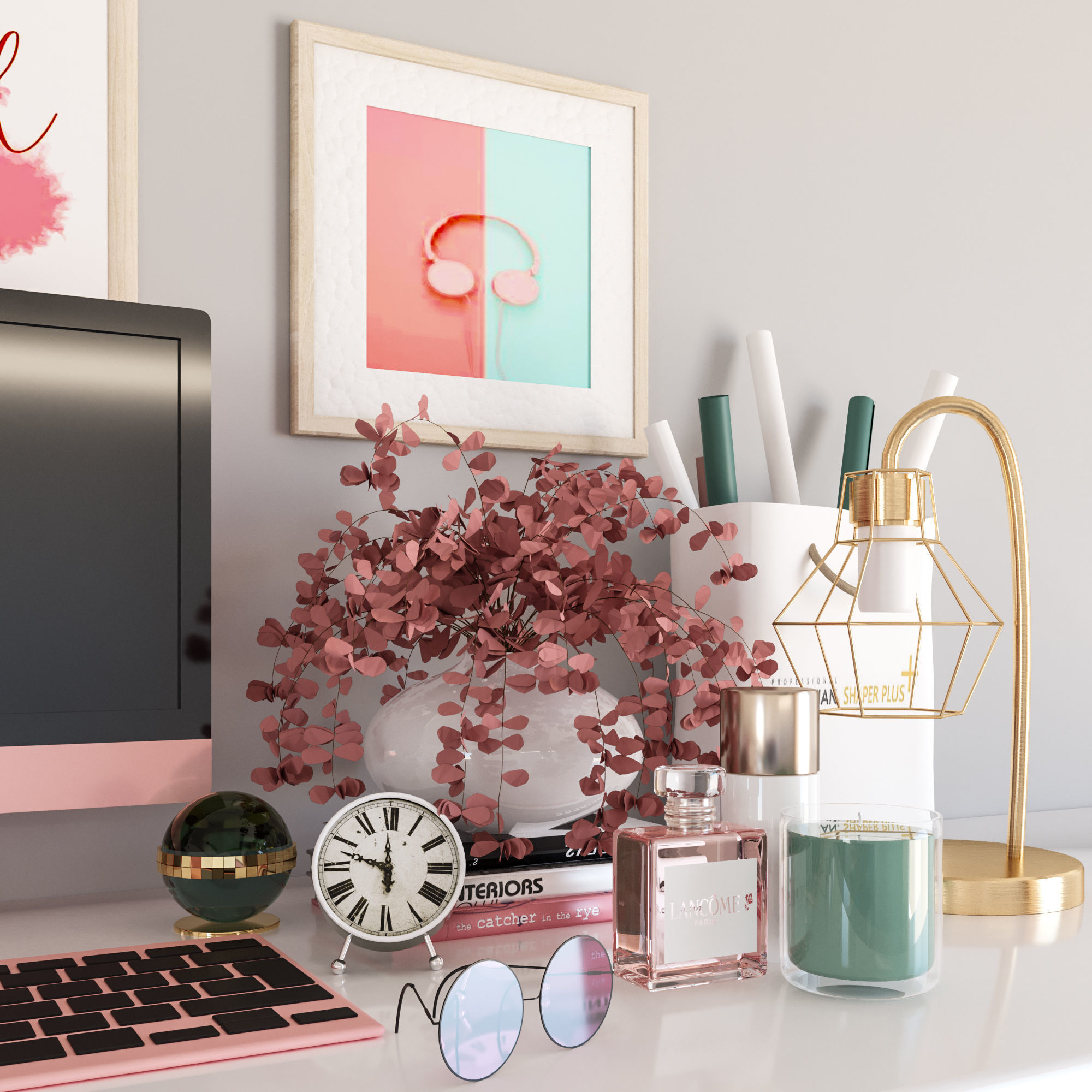 decorative set14 3D model_2