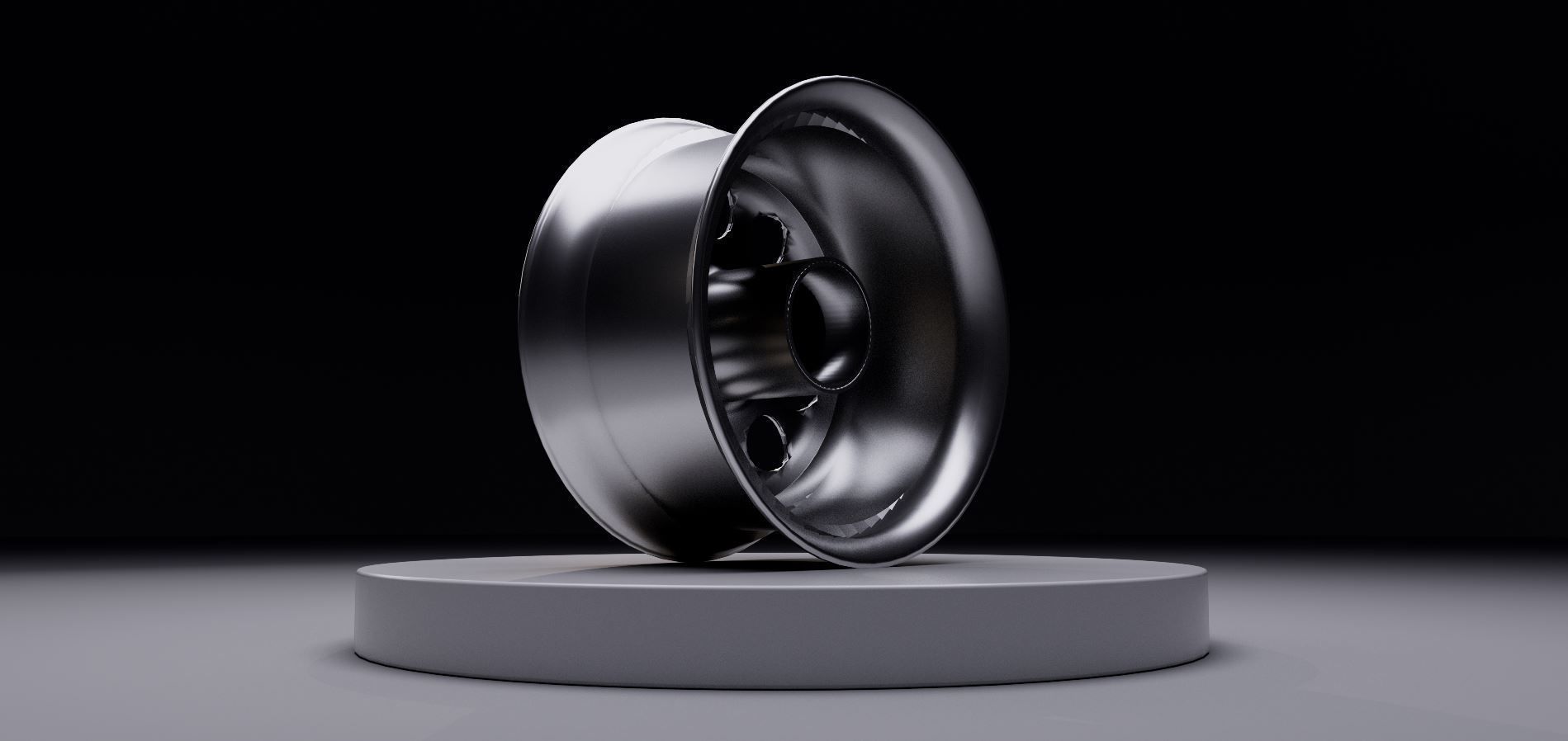 L10 wheel Low-poly 3D model_5