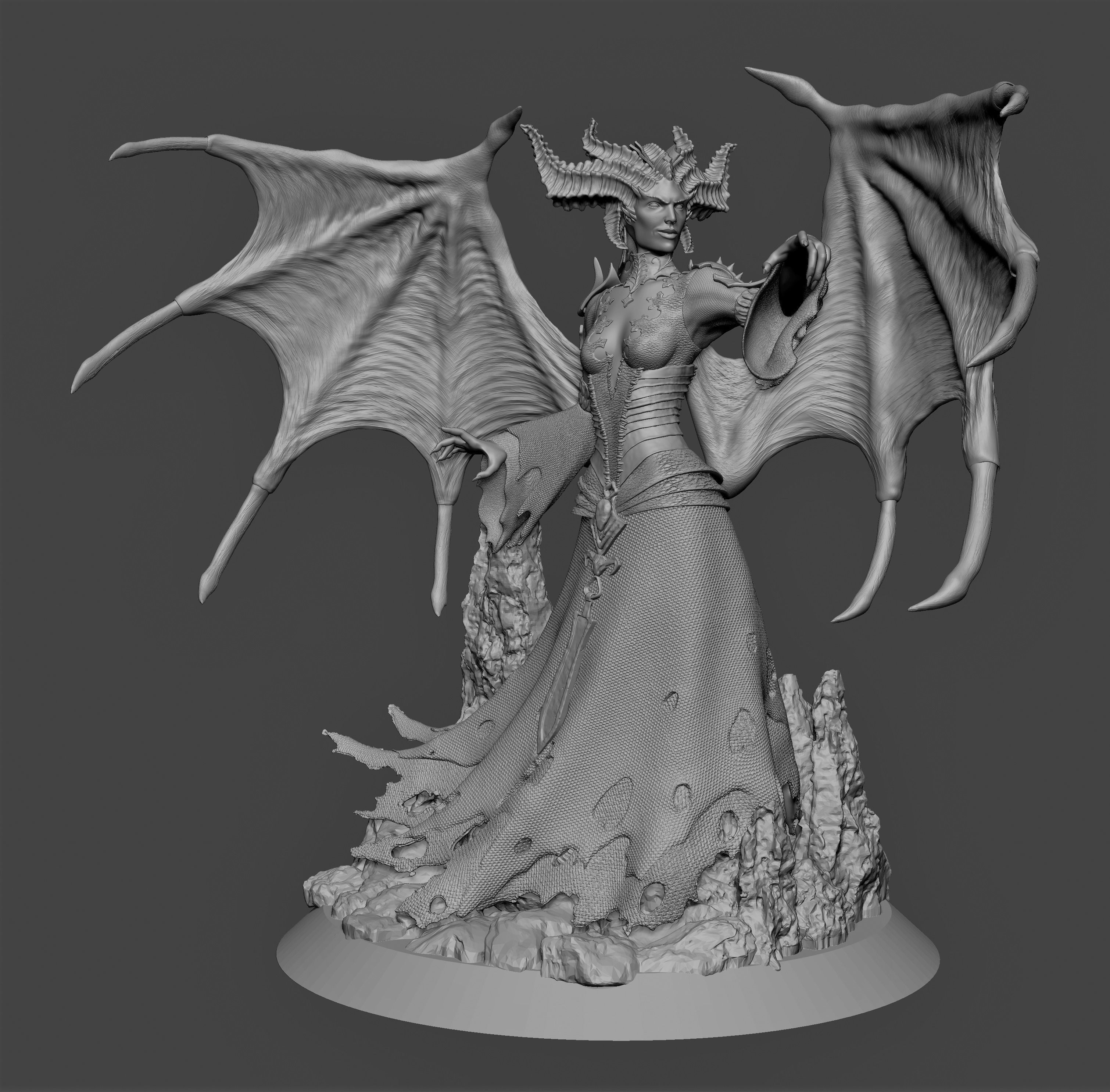 Lilith Diablo IV 3D print model_3