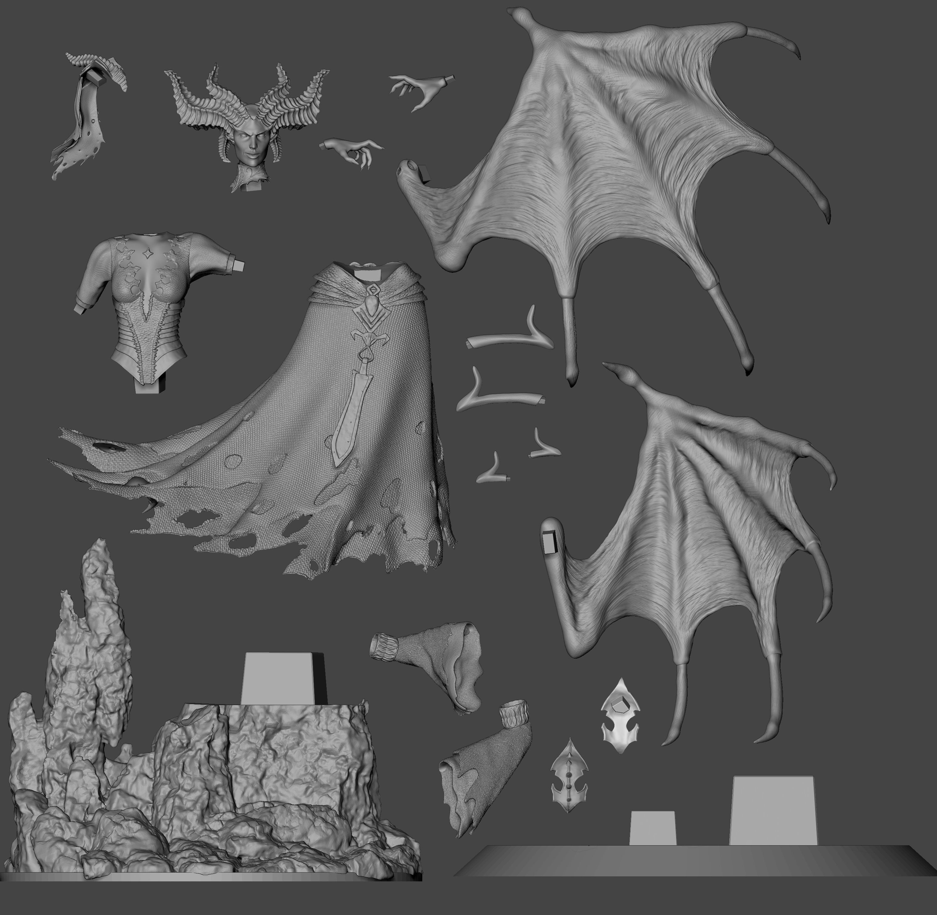 Lilith Diablo IV 3D print model_5