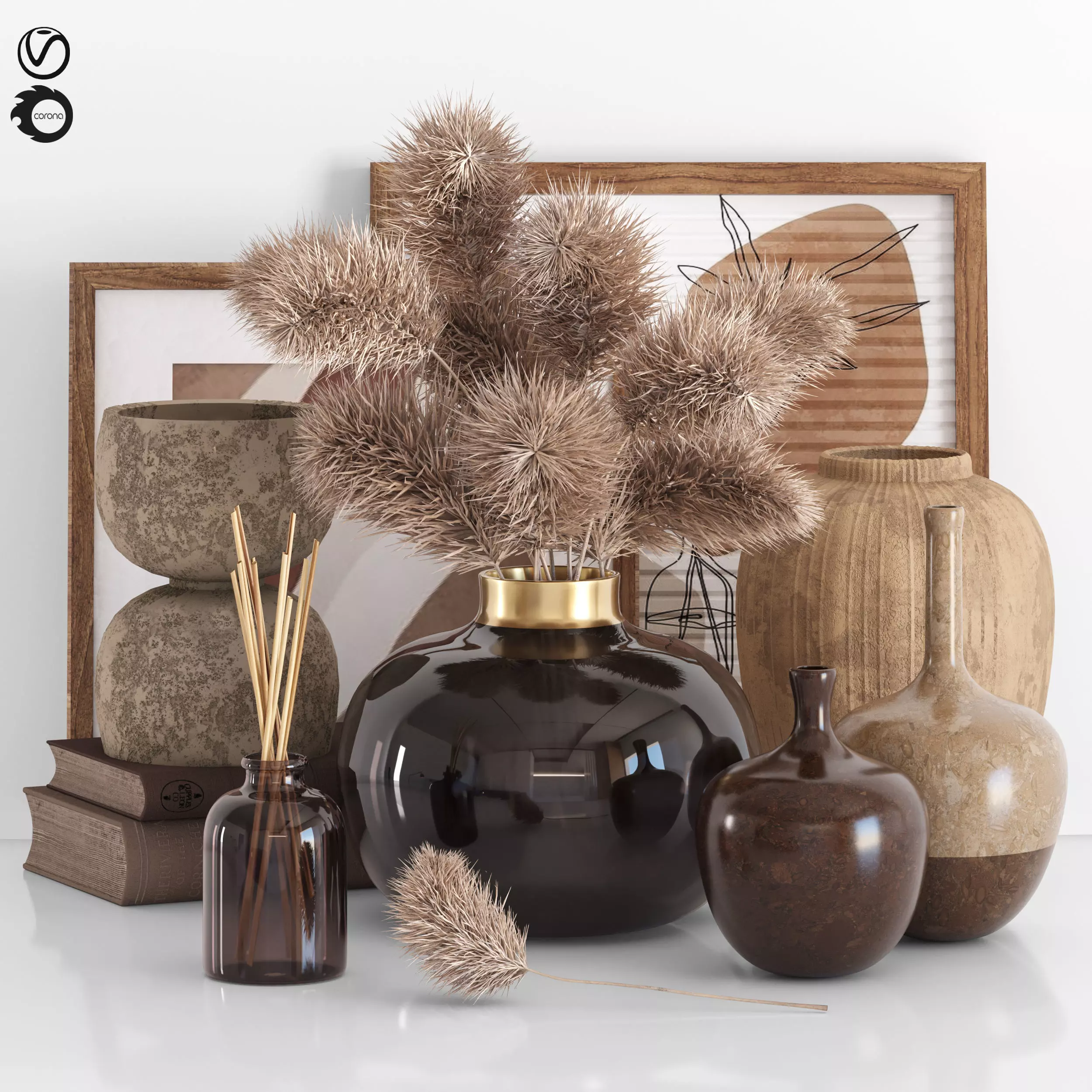 decorative set15 3D model_0