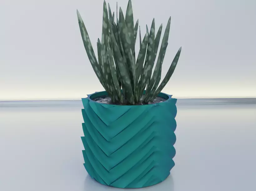 pot planter 12 3D print model_0