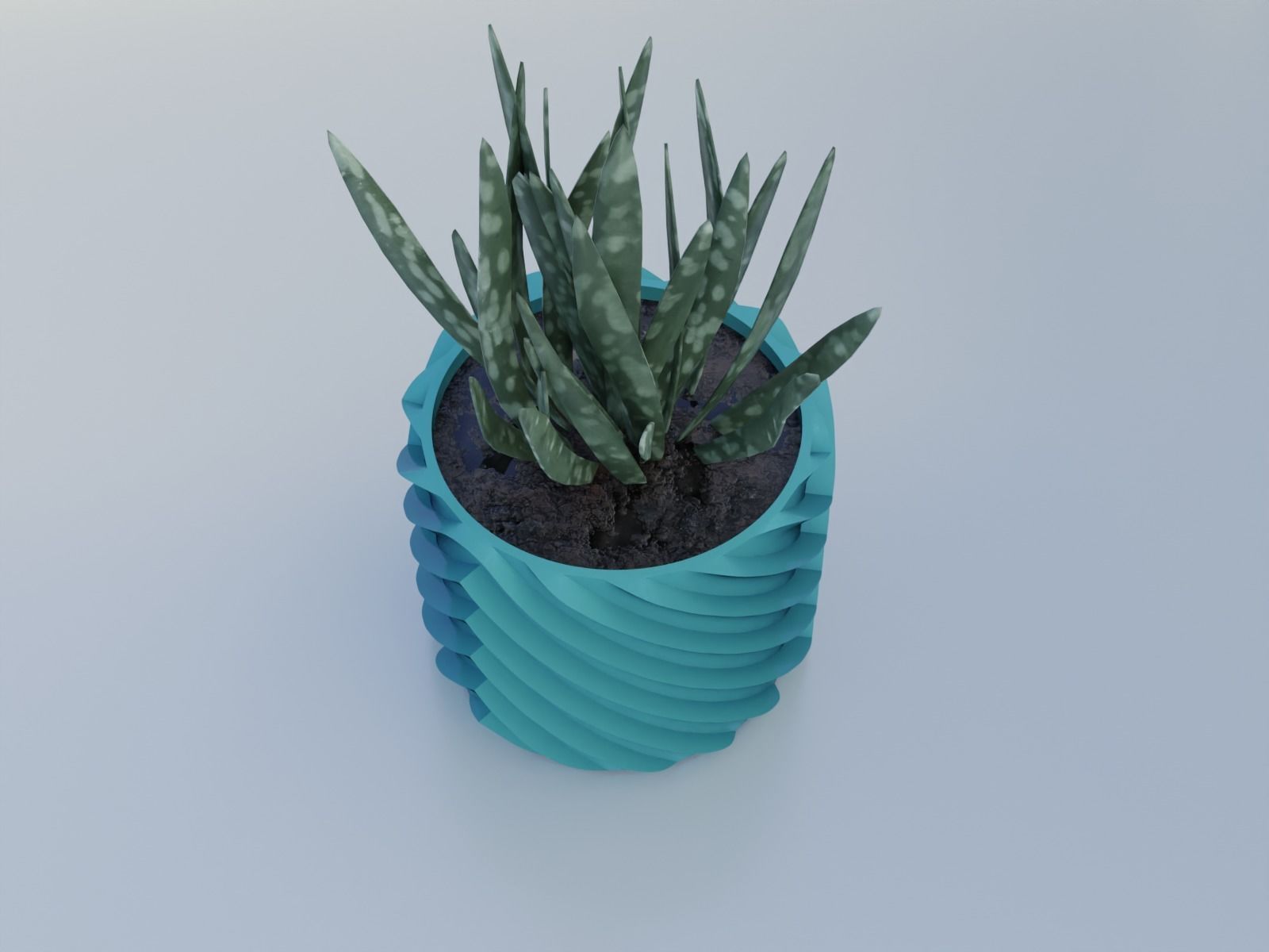 pot planter 12 3D print model_5