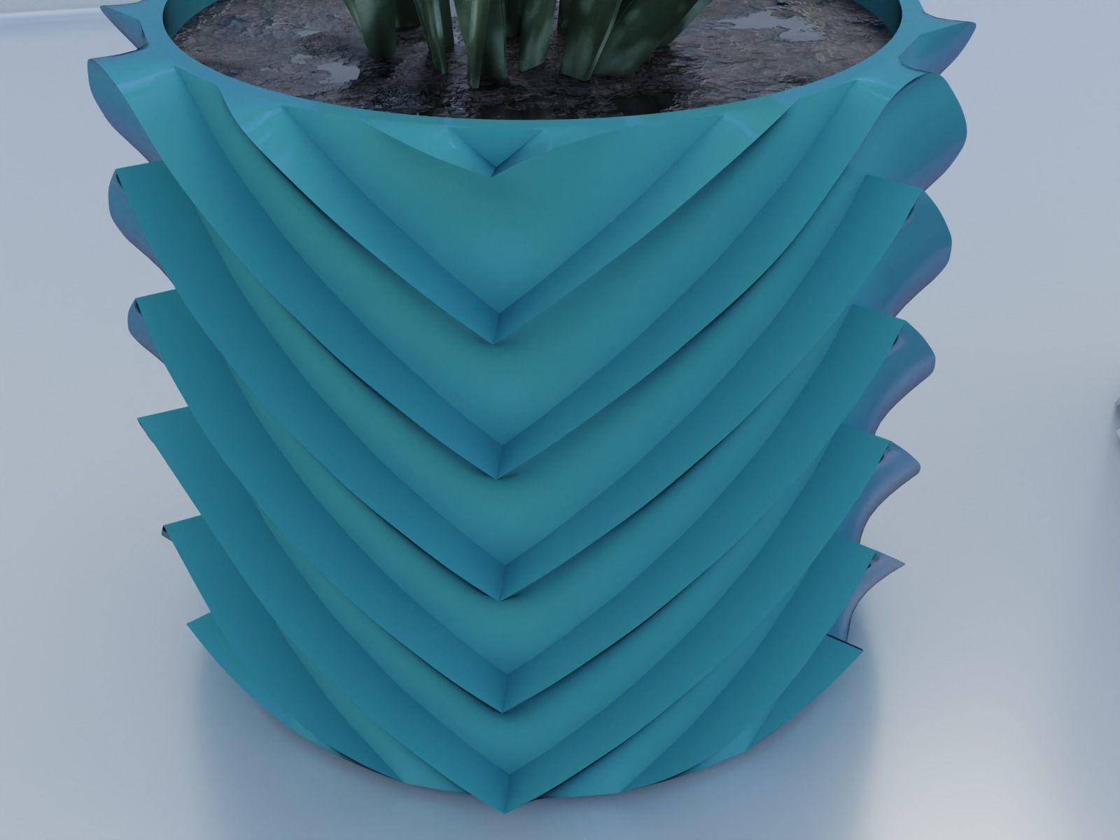 pot planter 12 3D print model_22