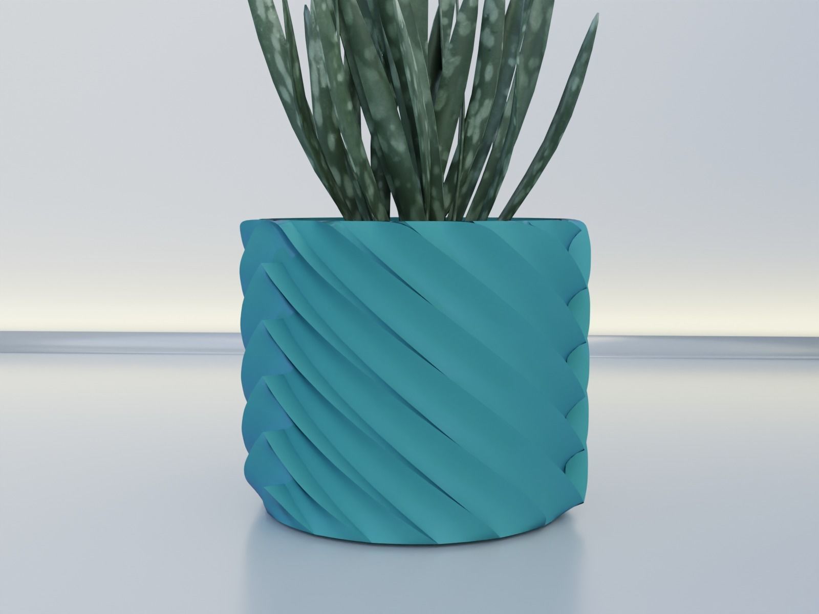 pot planter 12 3D print model_4