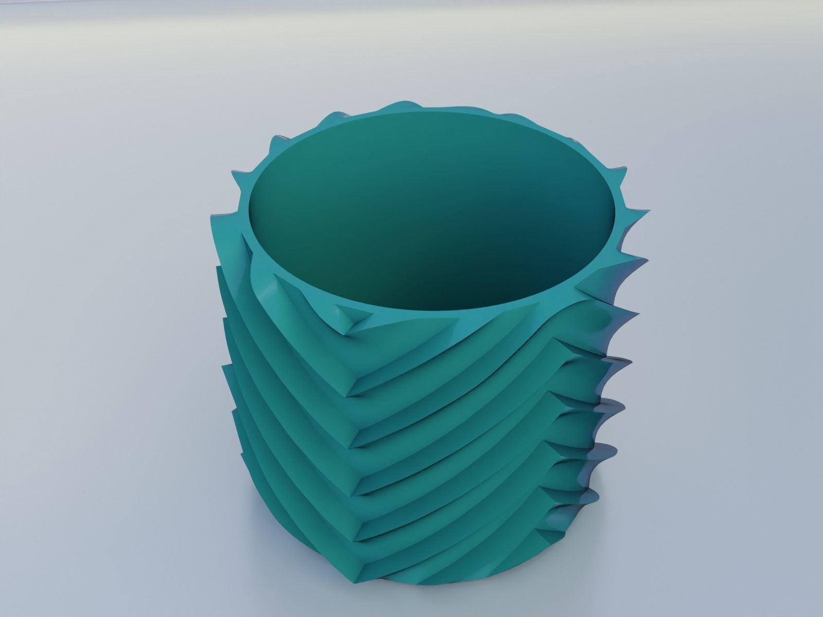 pot planter 12 3D print model_14
