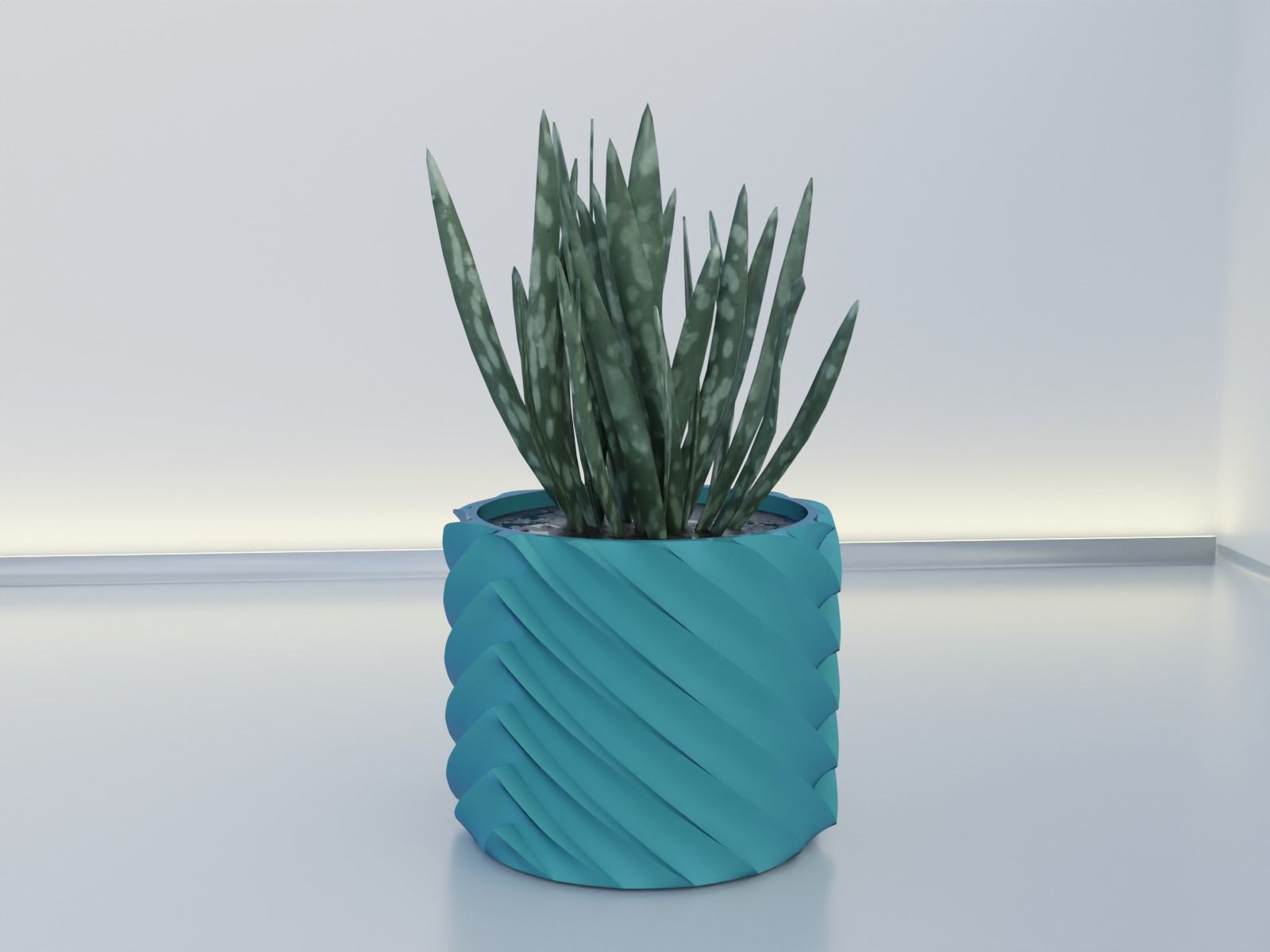 pot planter 12 3D print model_9