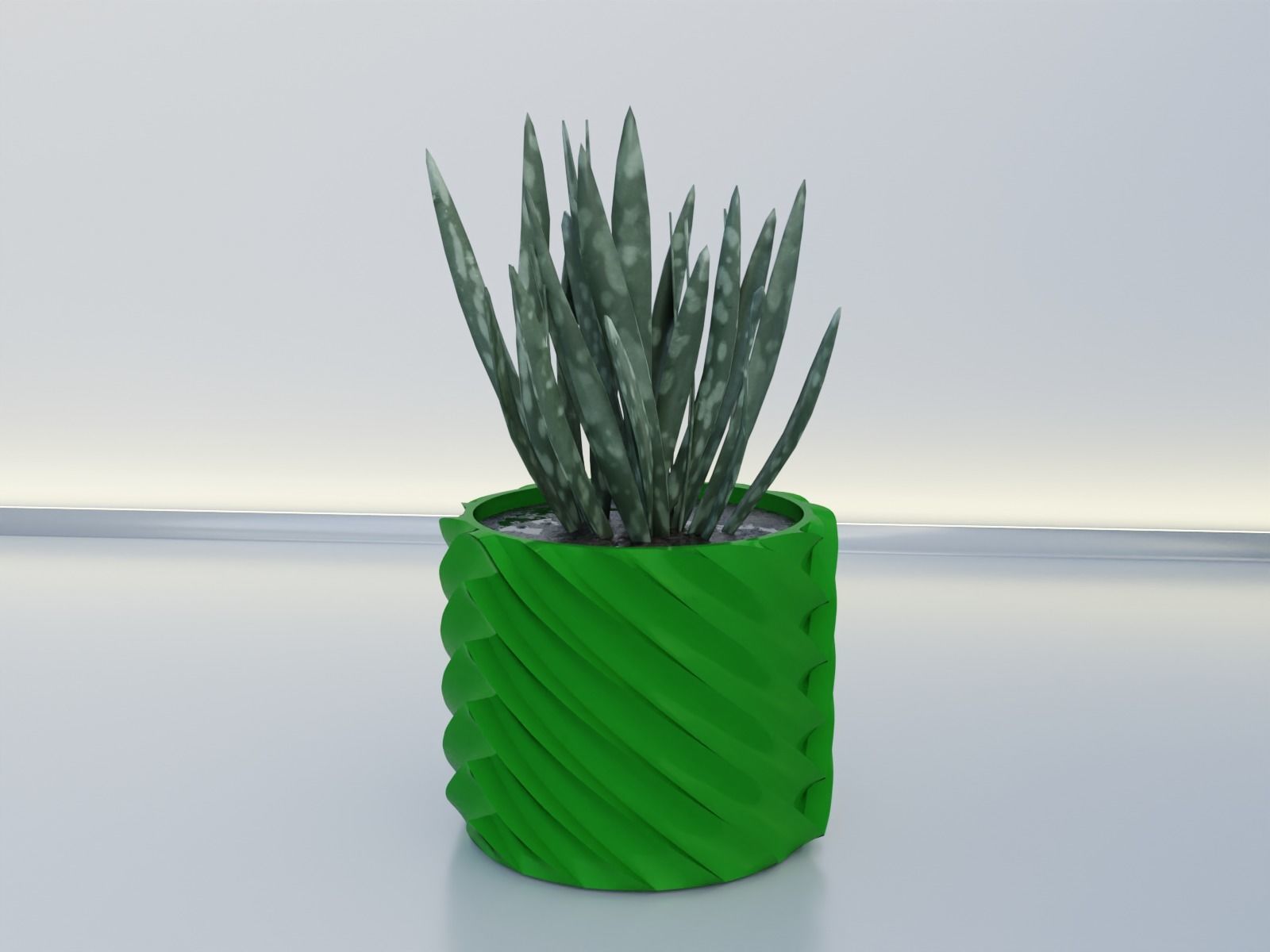 pot planter 12 3D print model_11