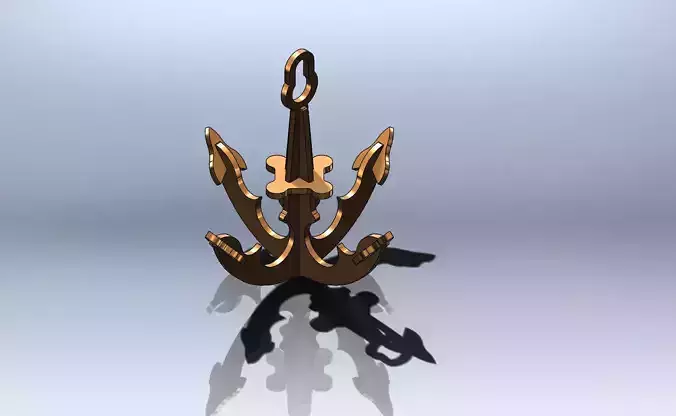 Anchor 3D Laser cut