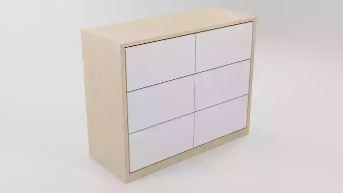 Modern White Wooden Drawer