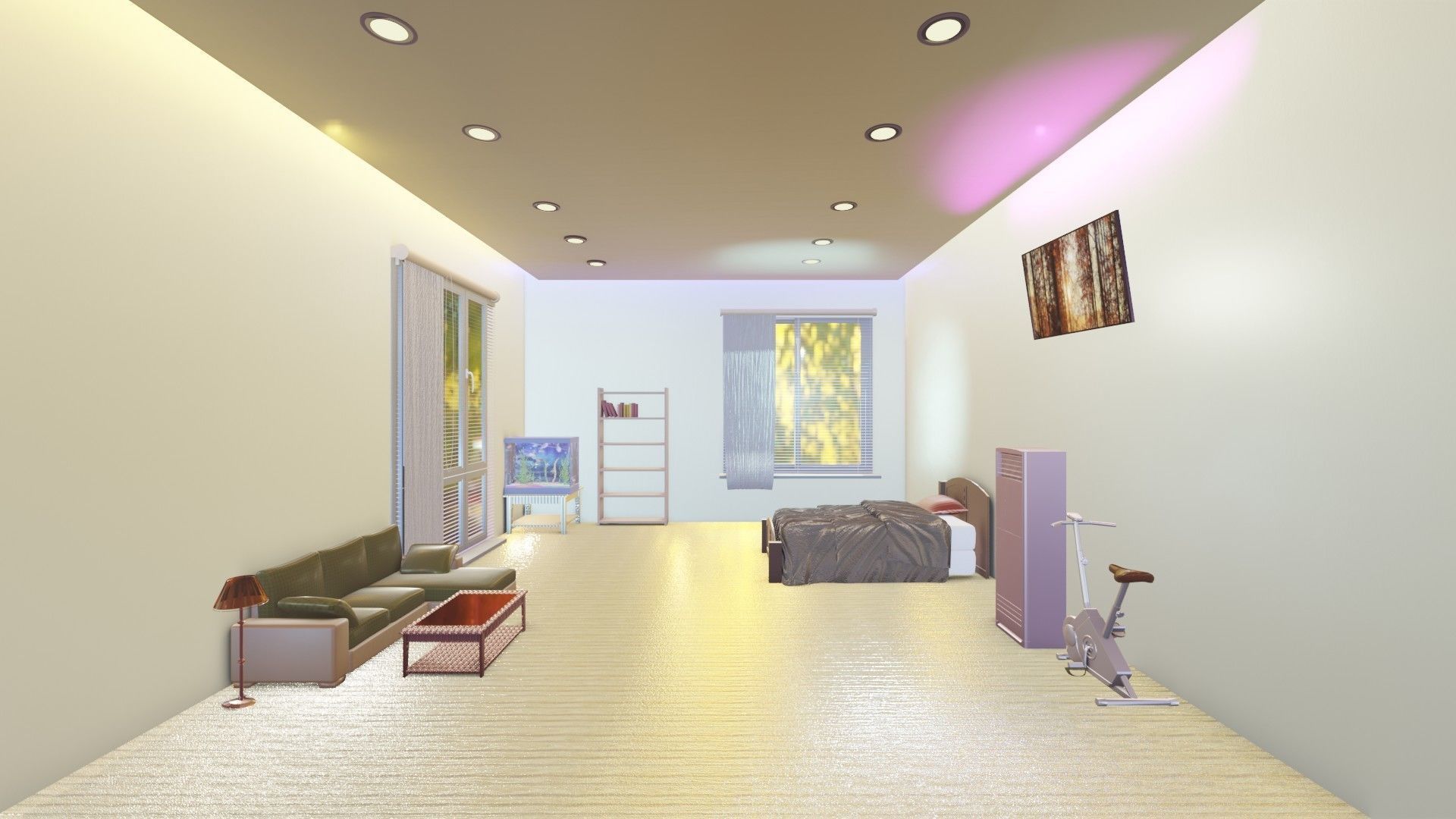 Realastic Room Interior 3d Model 3D model_5