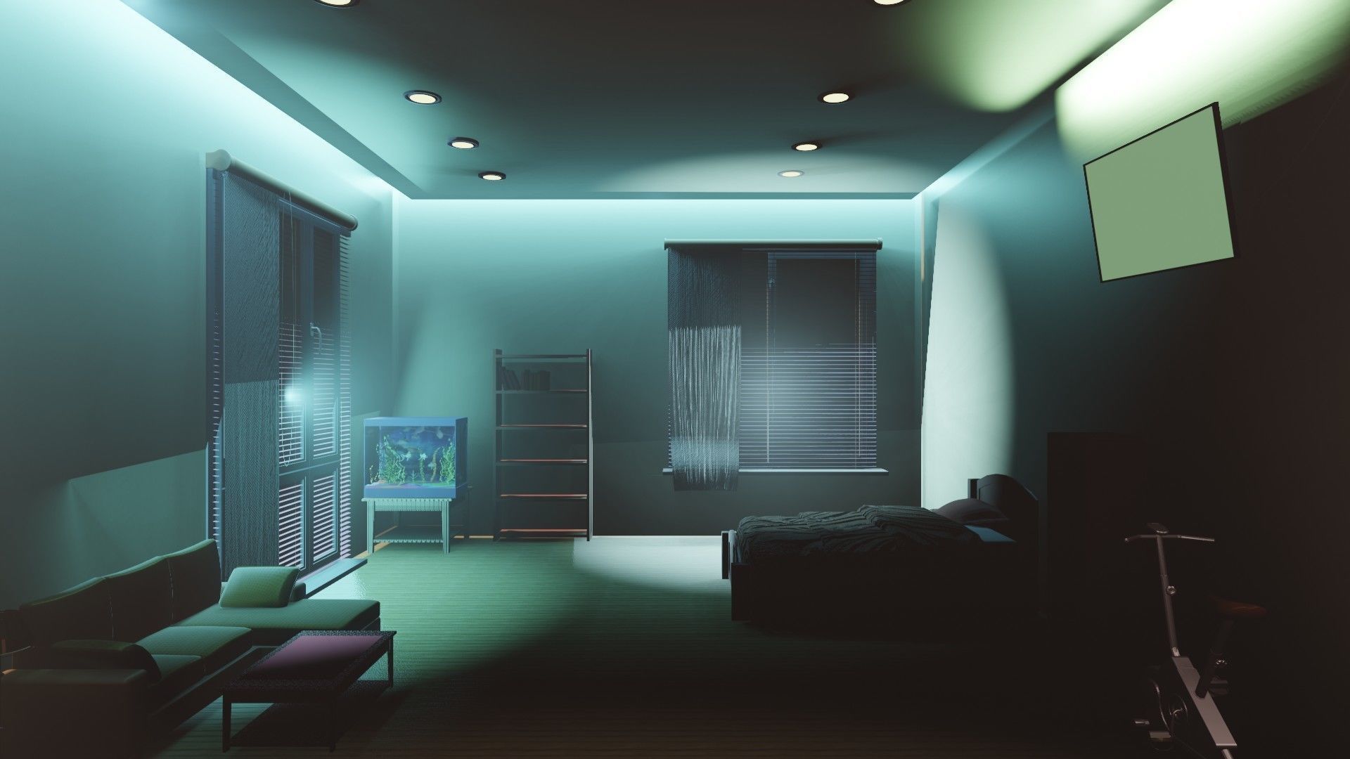 Realastic Room Interior 3d Model 3D model_2