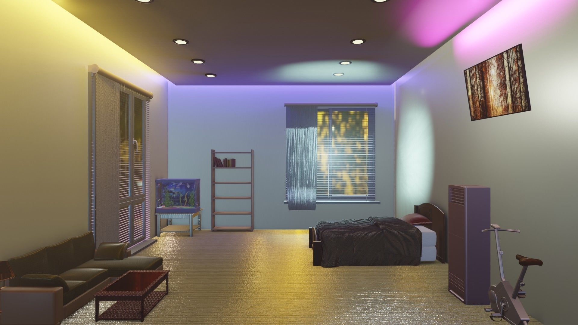 Realastic Room Interior 3d Model 3D model_4