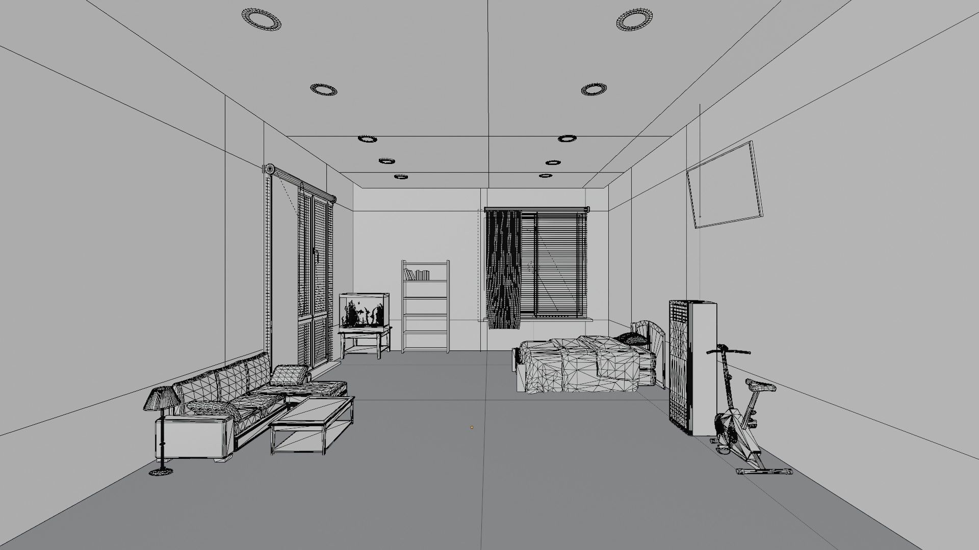 Realastic Room Interior 3d Model 3D model_6