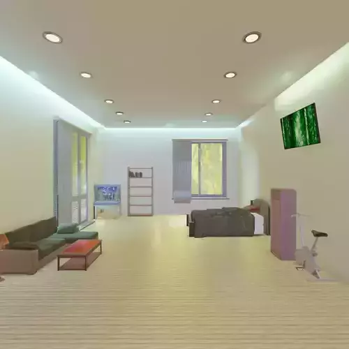 Realastic Room Interior 3d Model 3D model
