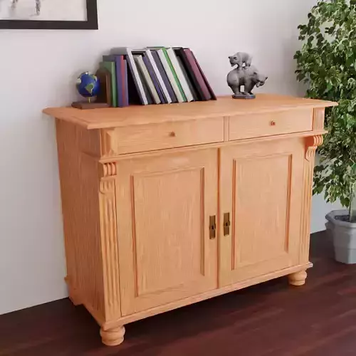 Classic Wood Commode 