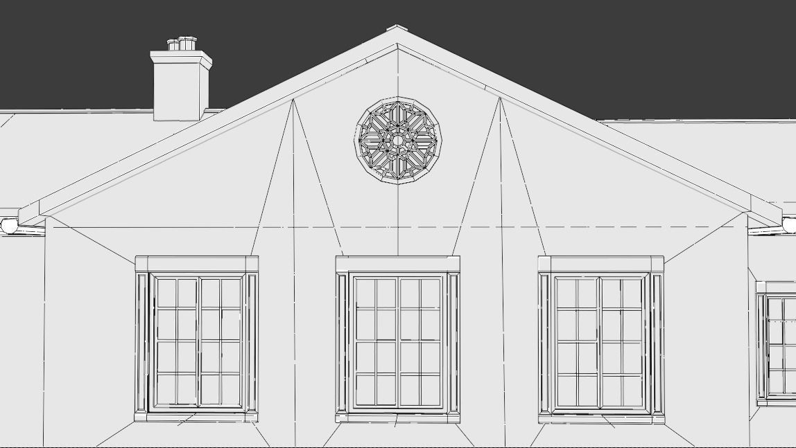 Enterable house with interior Low-poly 3D model_15