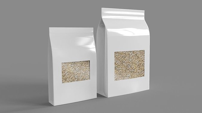 Food Bags 3D model 4
