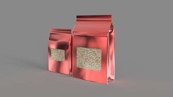 Food Bags 3D model 6