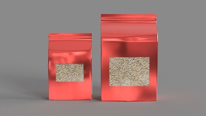Food Bags 3D model 5