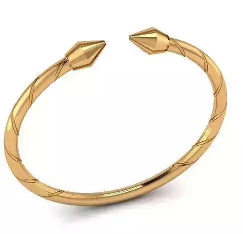 Braclet gold plated cuff bangle