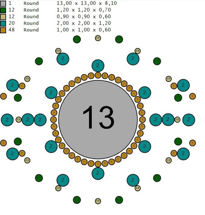 flower shamrock ring with a round diamond 1270 3D print model_4