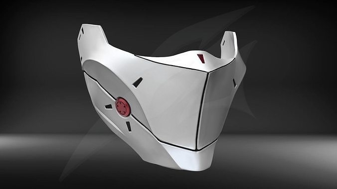 Cyborg Mask STL for 3D print model