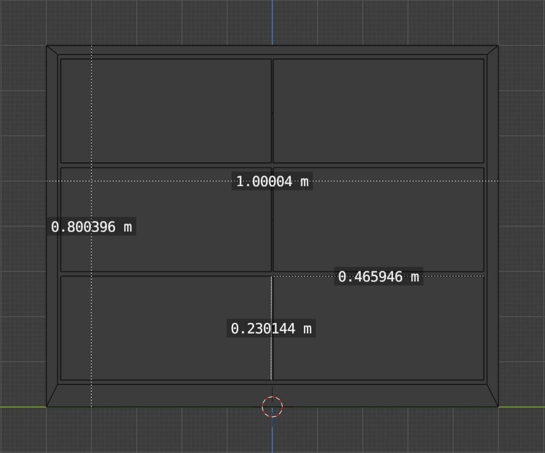 Modern Wooden Drawer and Night Table Low-poly 3D model_4